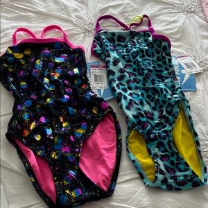 Colorful Kids Swim One Piece